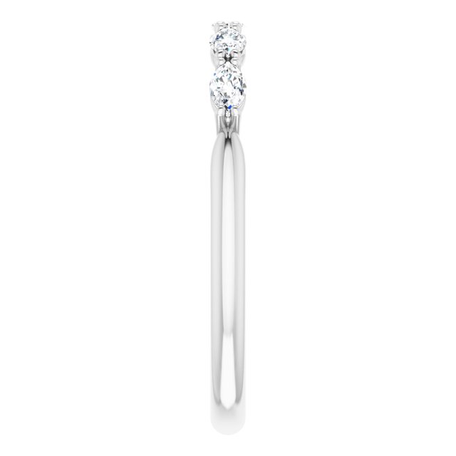 Marquise Diamond Five Stone Wedding Band-VIRABYANI
